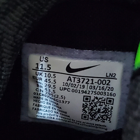 S O L D.....Nike Alpha Menace Elite 2 flyknit football cleat - Picture 12 of 15